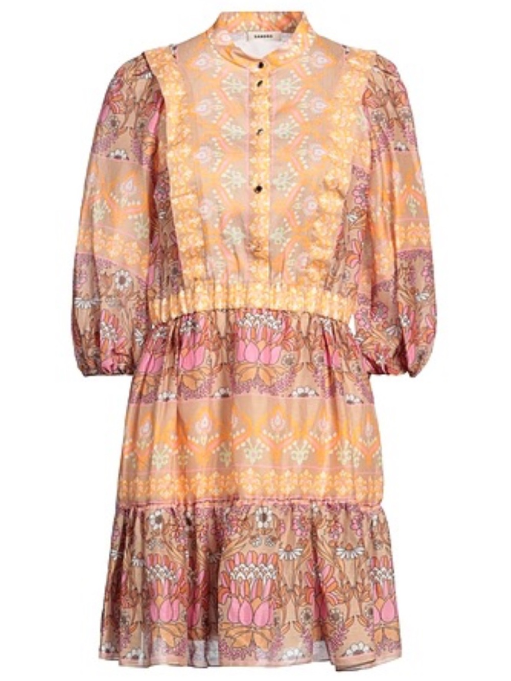 Sandro
Linen Floral Ruffled Dress $565🔥 - Picture 4 of 8